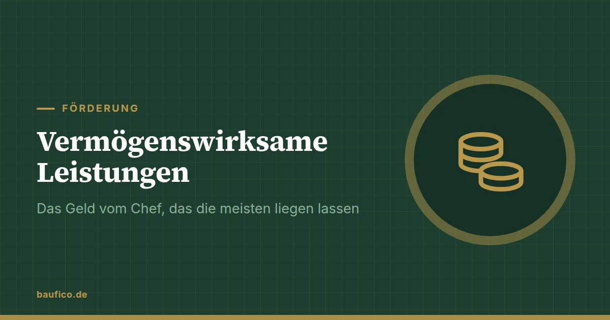 Grafik zum Beitrag: Vermögenswirksame Leistungen: Das Geld vom Chef, das die meisten liegen lassen